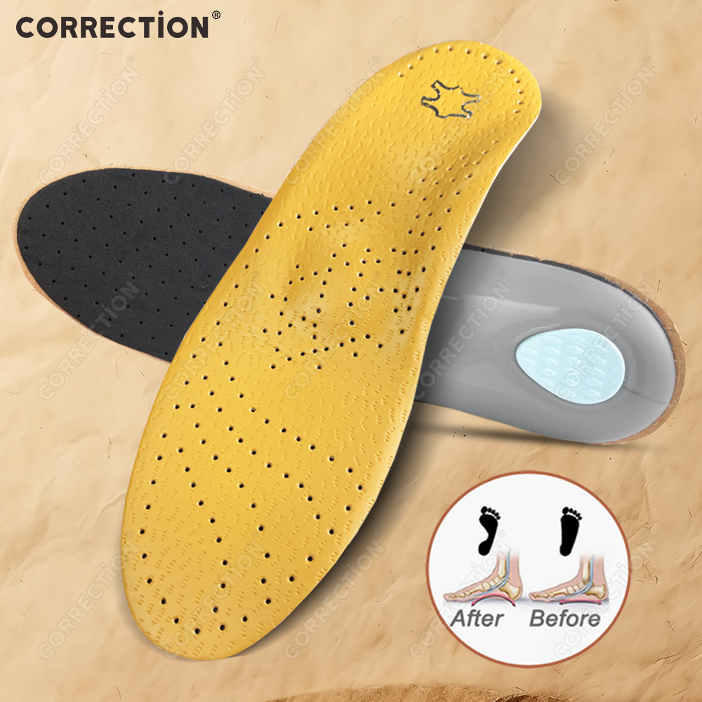 Sneaker Leather Care - Palmilhas Ortopédicas de Couro com Suporte