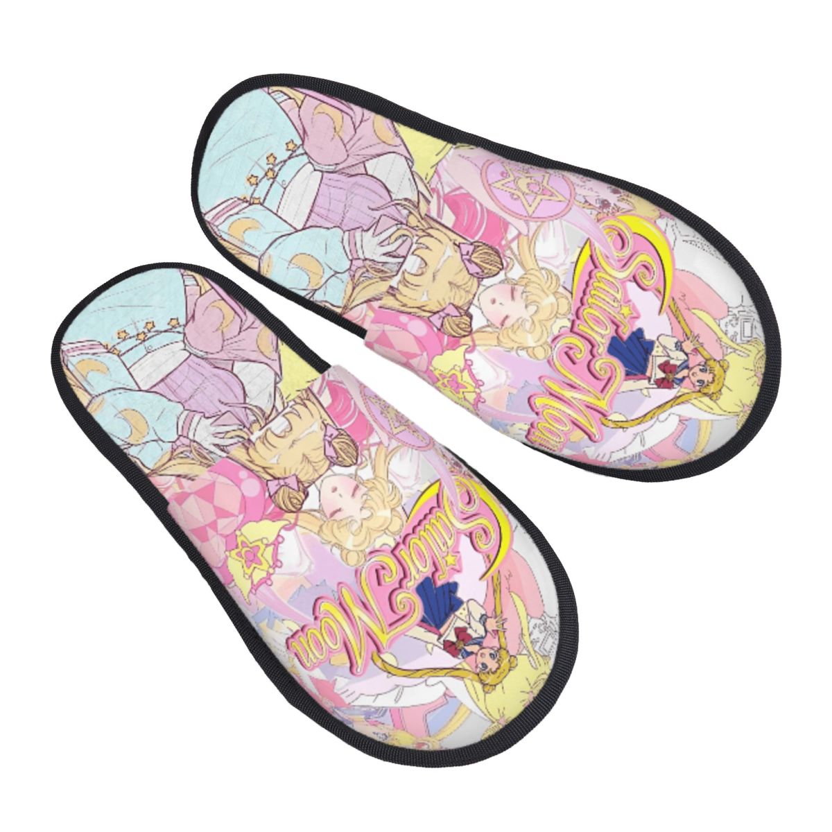 Insole Memory Foam - Chinelos de quarto Sailors Moons com