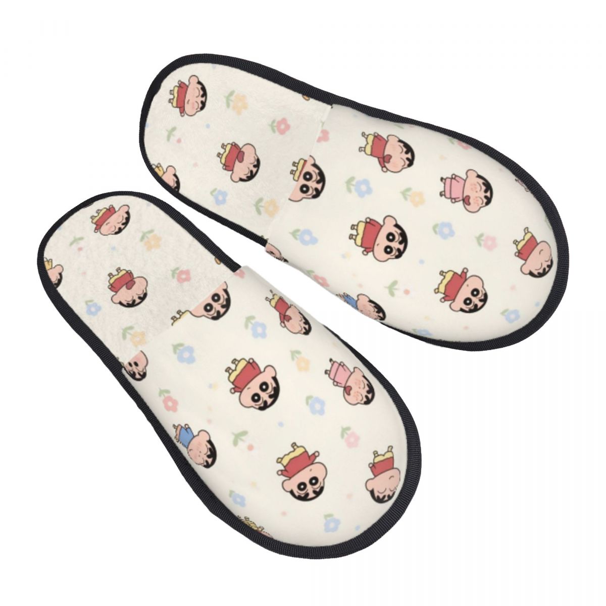 Insole Memory Foam - Chinelos de quarto Crayon Shins-chans com