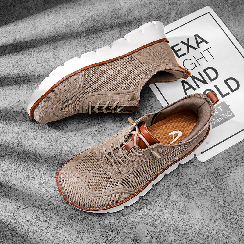Sneaker Case - Homens elegantes caixa larga sapatos descalços