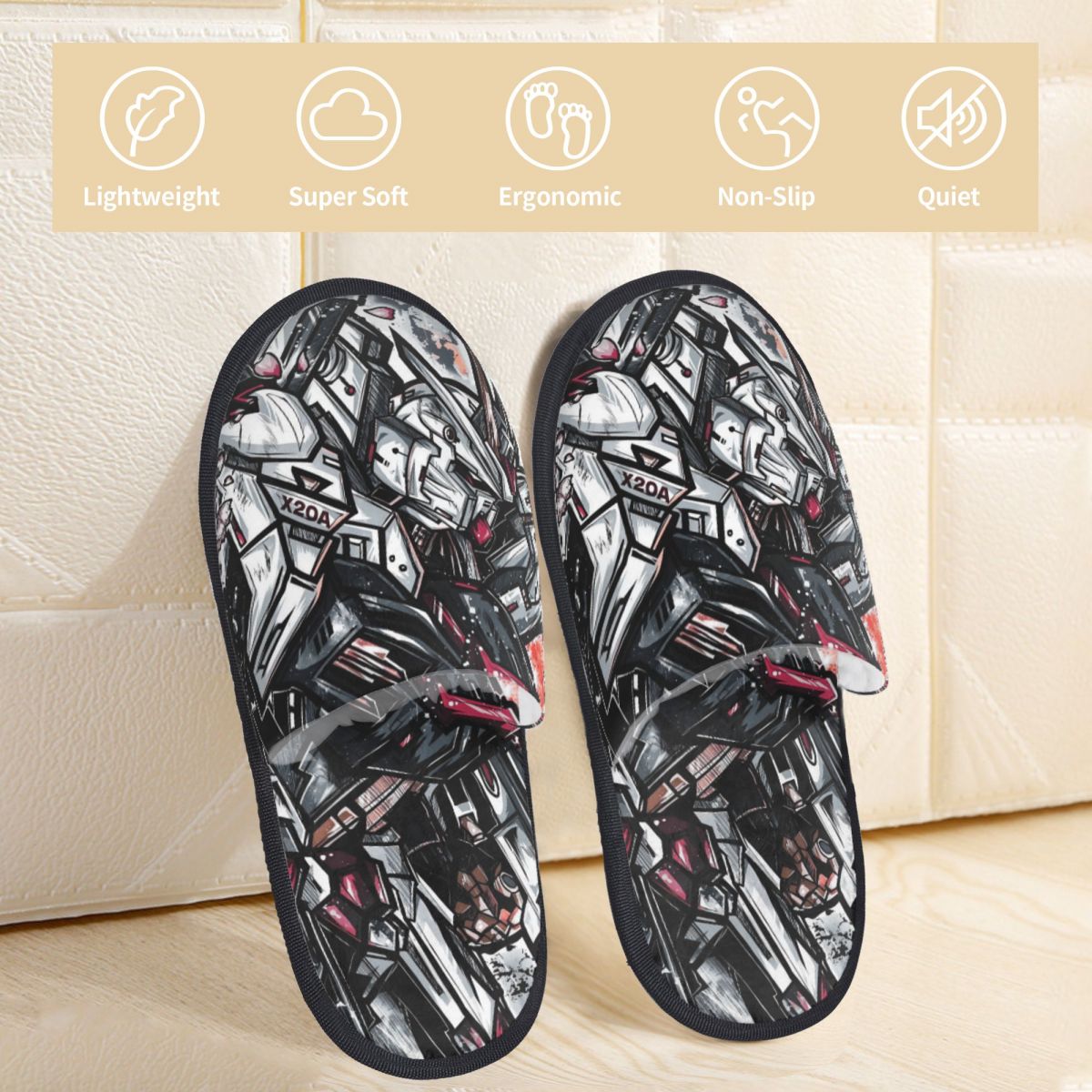 Chinelos de quarto Mobile Suit - Insole Memory Foam avaliação e preço