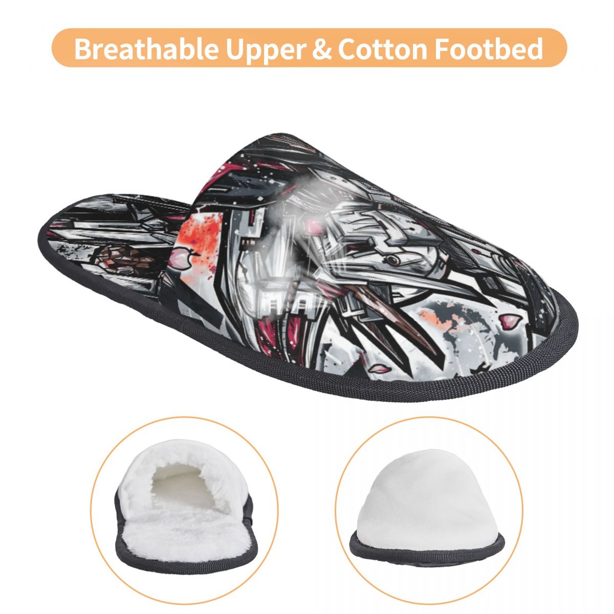 Chinelos de quarto Mobile Suit - Insole Memory Foam avaliação e preço